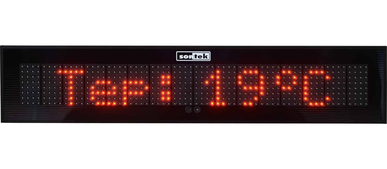 Exteriérové kalendárové digitálne hodiny SONTEK D209P/190/64/R<br>